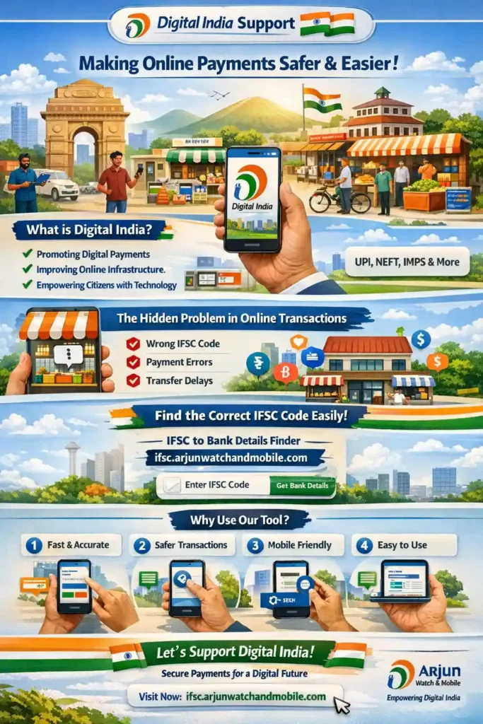 Digital India support graphic Caption: Digital India support