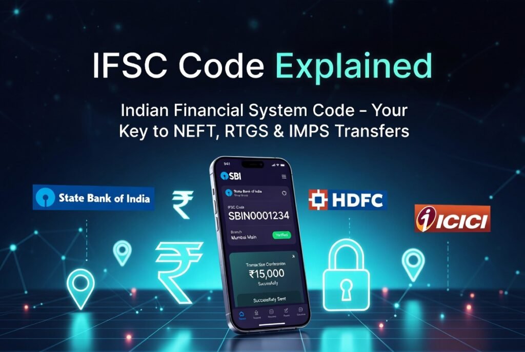 IFSC code example – check bank branch details online in India